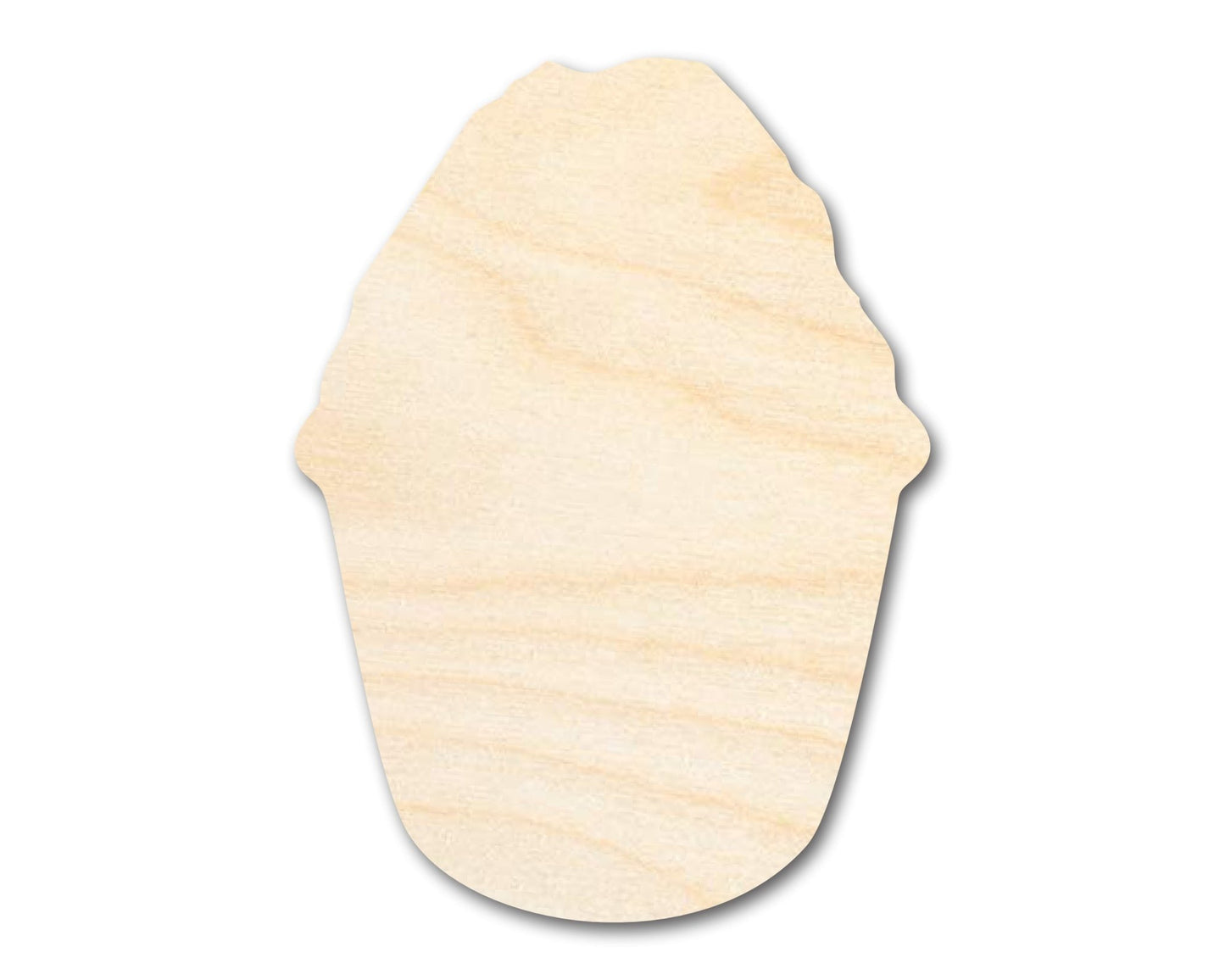 Unfinished Italian Shaved Ice Shape | DIY Craft Cutout | up to 46" DIY - NameSigns.com