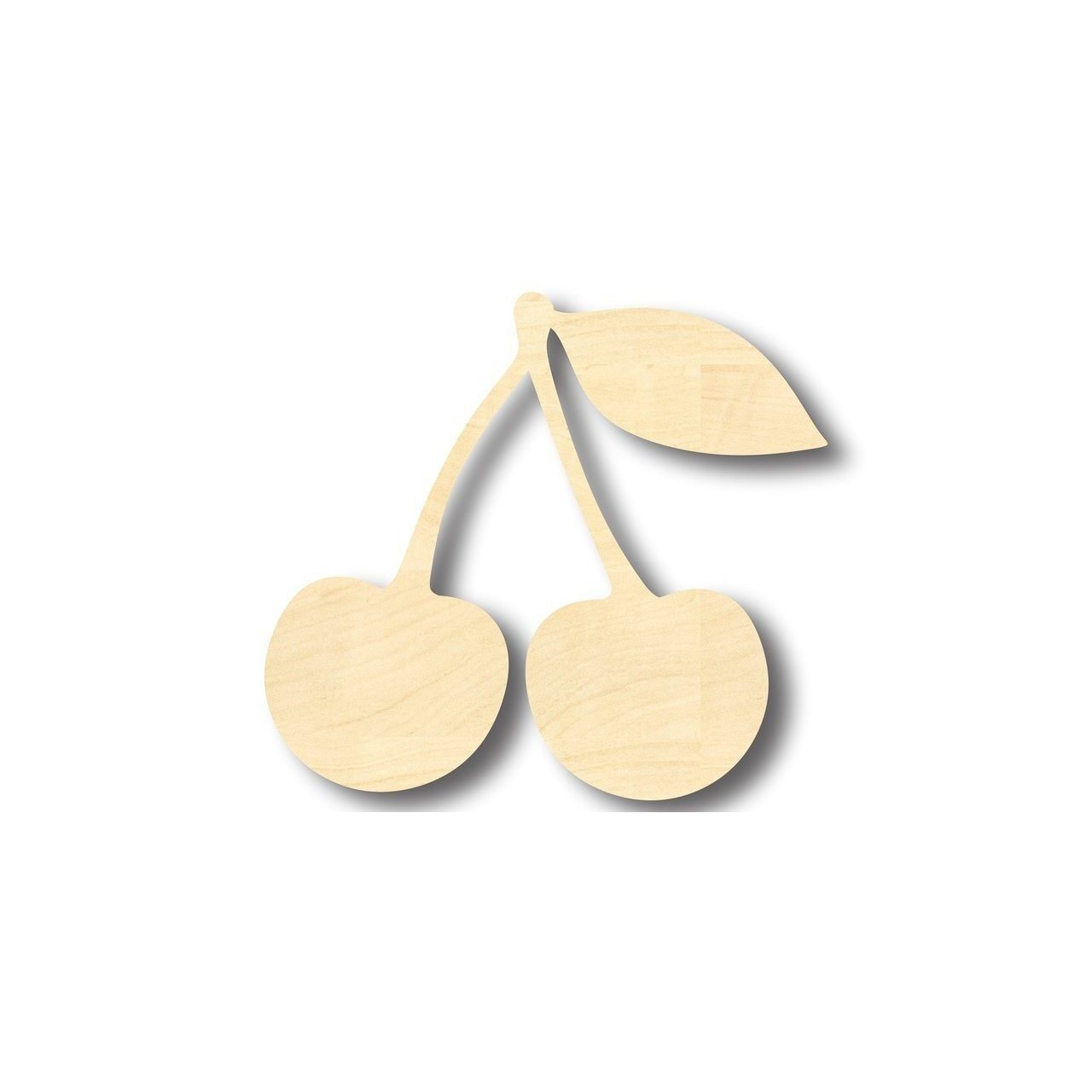 Unfinished Wood Cherry Shape - Fruit - Craft - up to 46" DIY - NameSigns.com