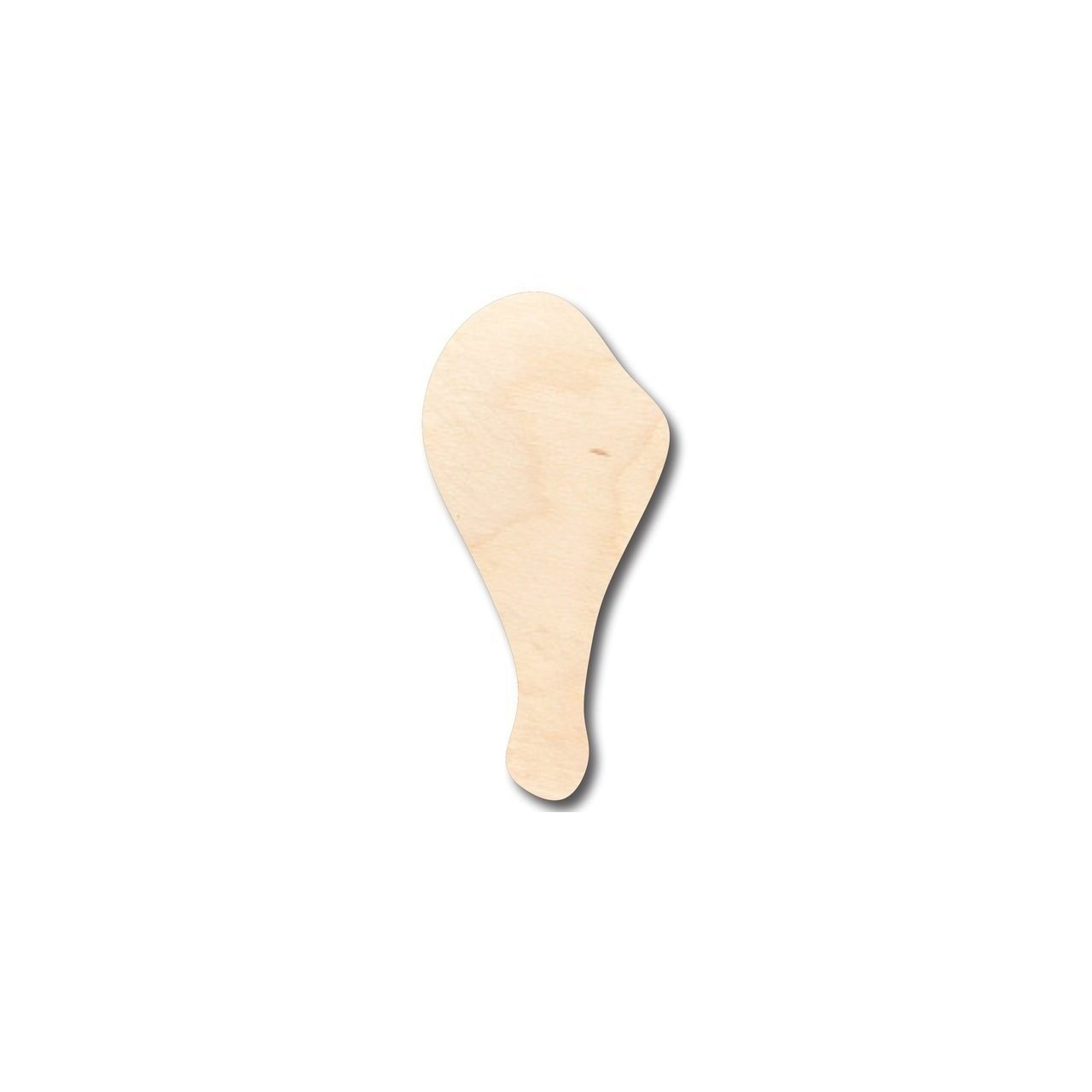 Unfinished Wood Drumstick Shape - Kitchen - Food - Craft - up to 46" DIY - NameSigns.com