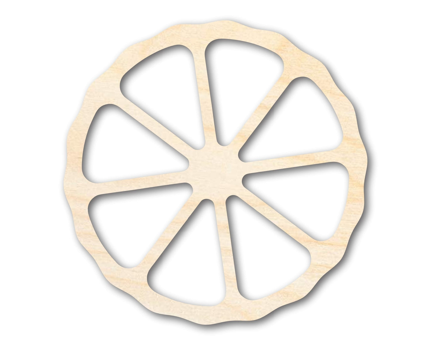 Unfinished Wood Fruit Slice Shape | DIY Craft Cutout | up to 46" DIY - NameSigns.com