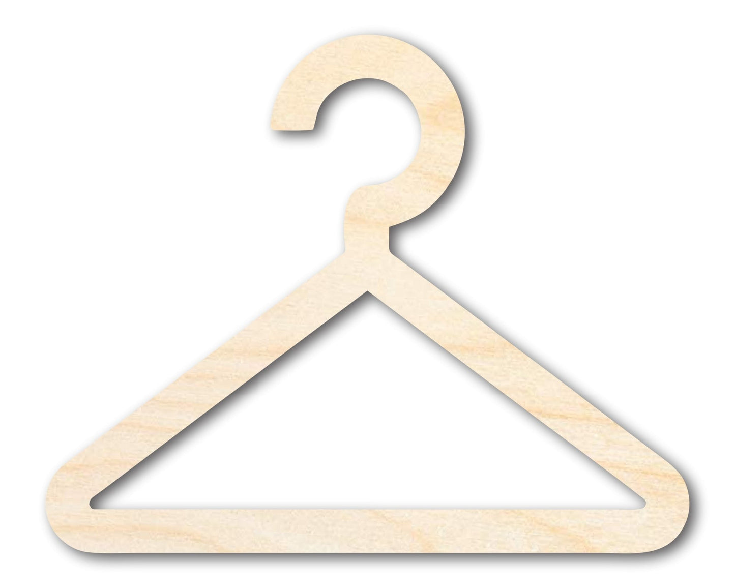 Unfinished Wood Hanger Shape | DIY Craft Cutout | up to 46" DIY - NameSigns.com