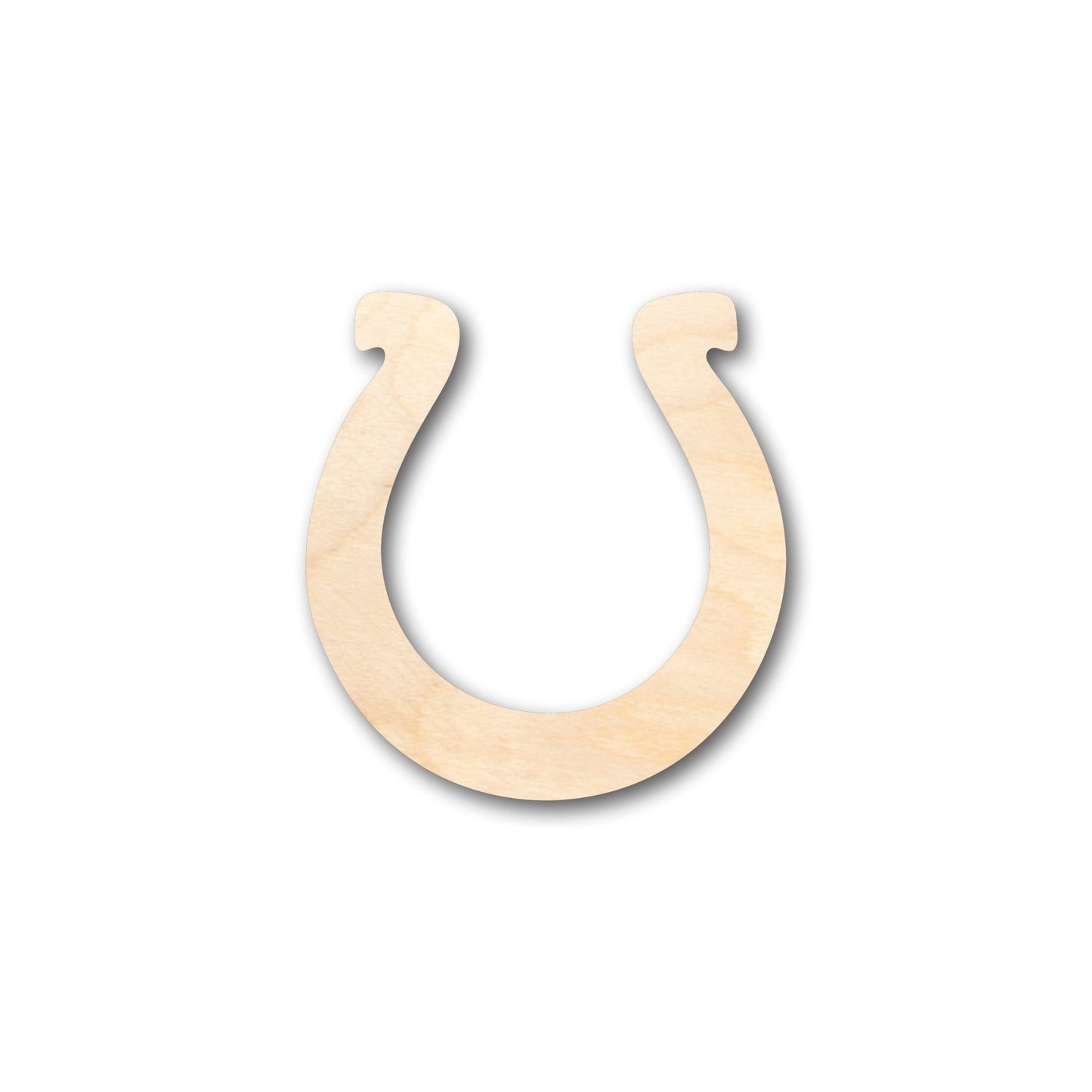 Unfinished Wood Horseshoe Shape - Craft - up to 46" DIY - NameSigns.com