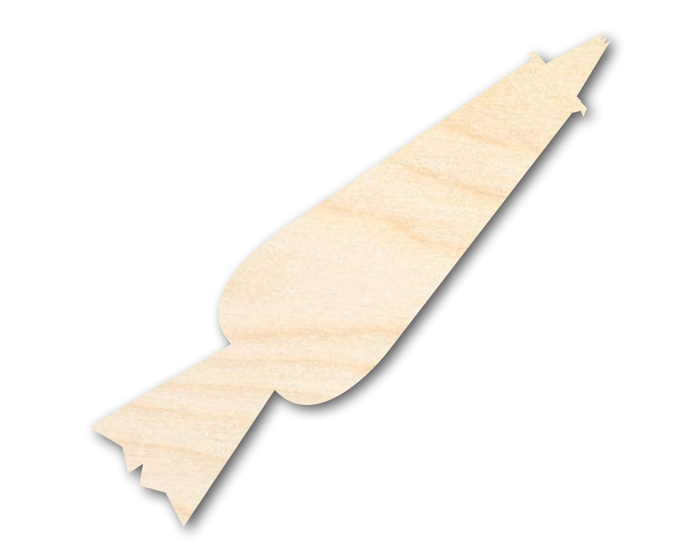 Unfinished Wood Icing Bag Shape | DIY Craft Cutout | up to 46" DIY - NameSigns.com