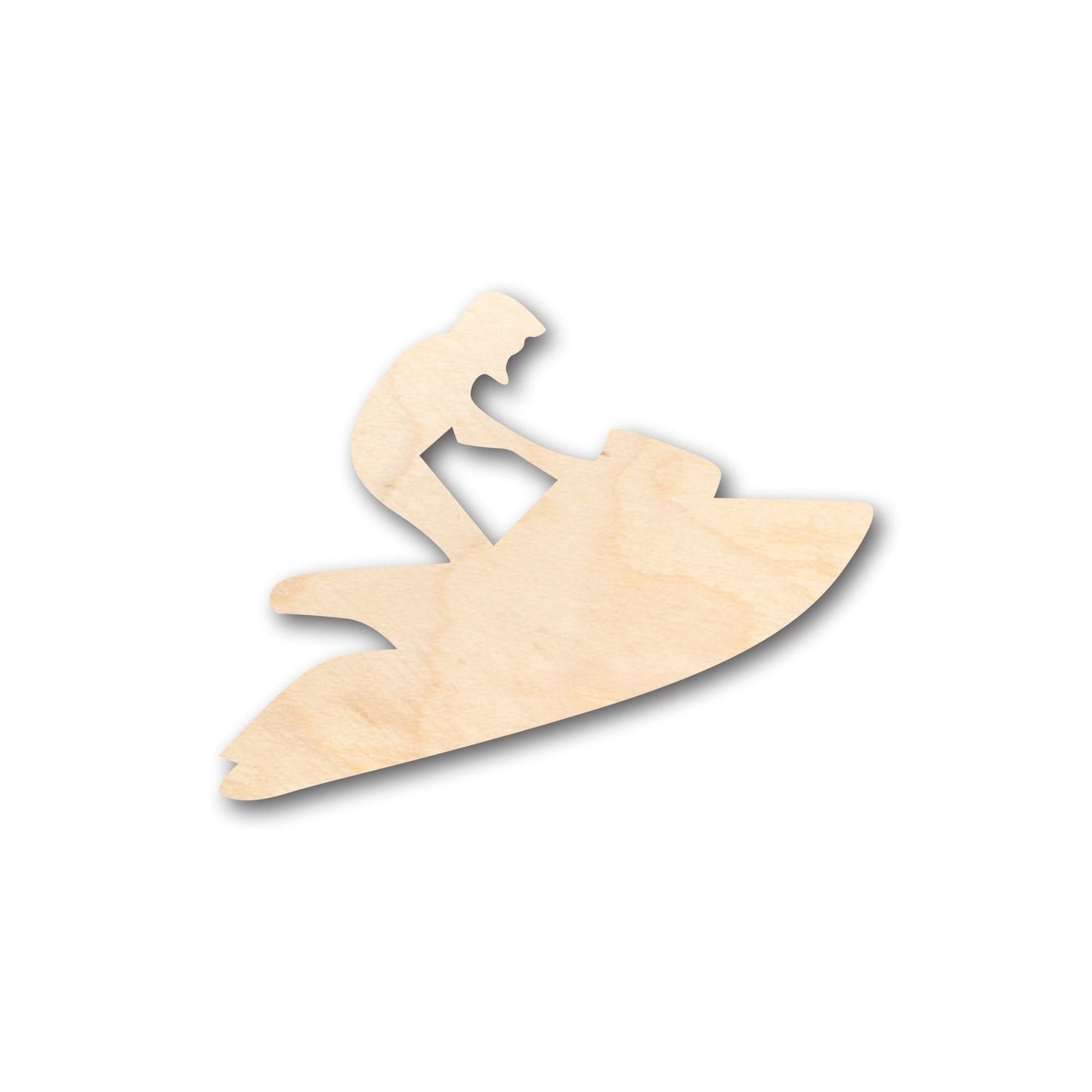 Unfinished Wood Jetski Shape - Craft - up to 46" DIY - NameSigns.com