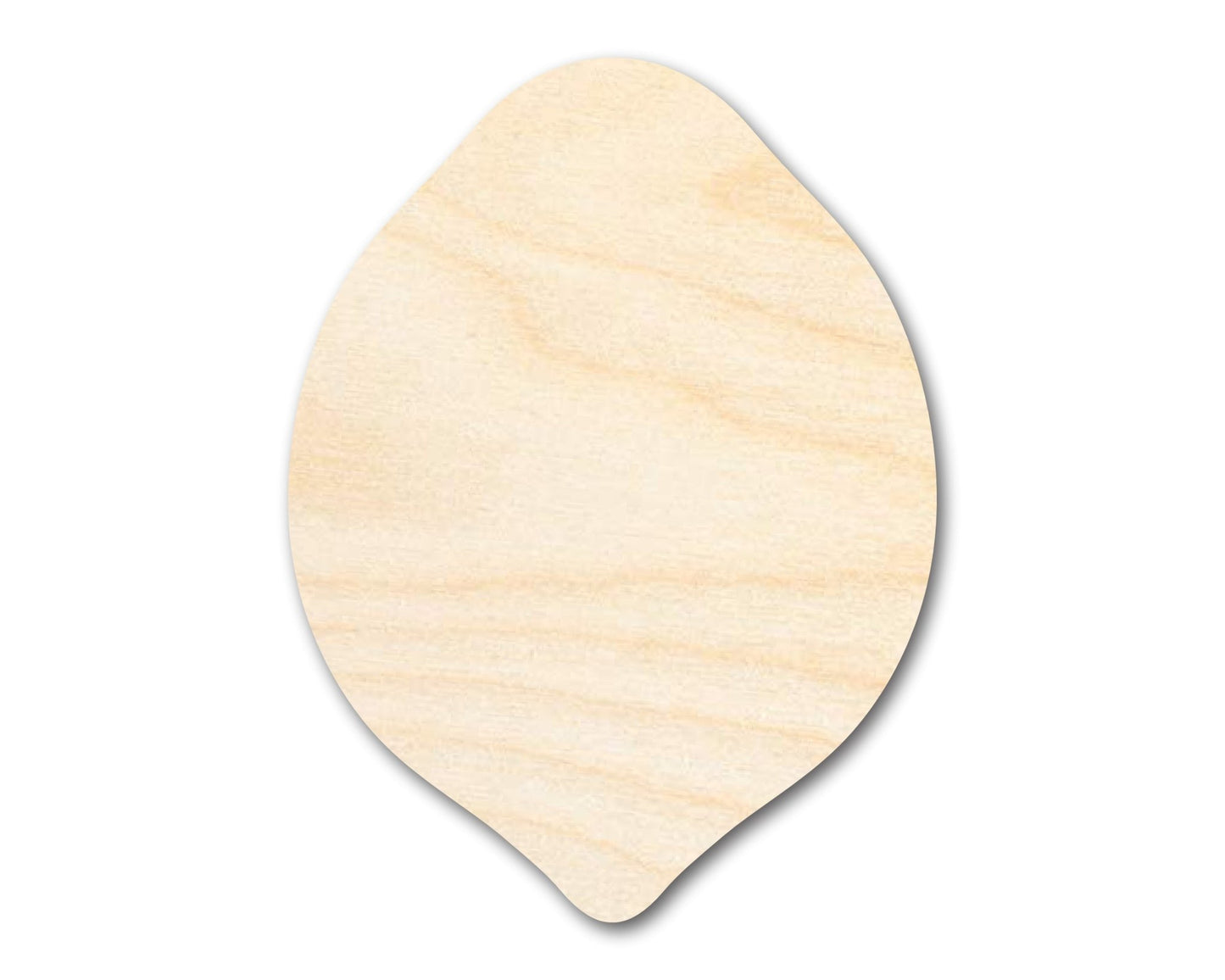 Unfinished Wood Lemon Shape | Summer | Fruit | Lemonade | Craft Cutout | up to 46" DIY - NameSigns.com