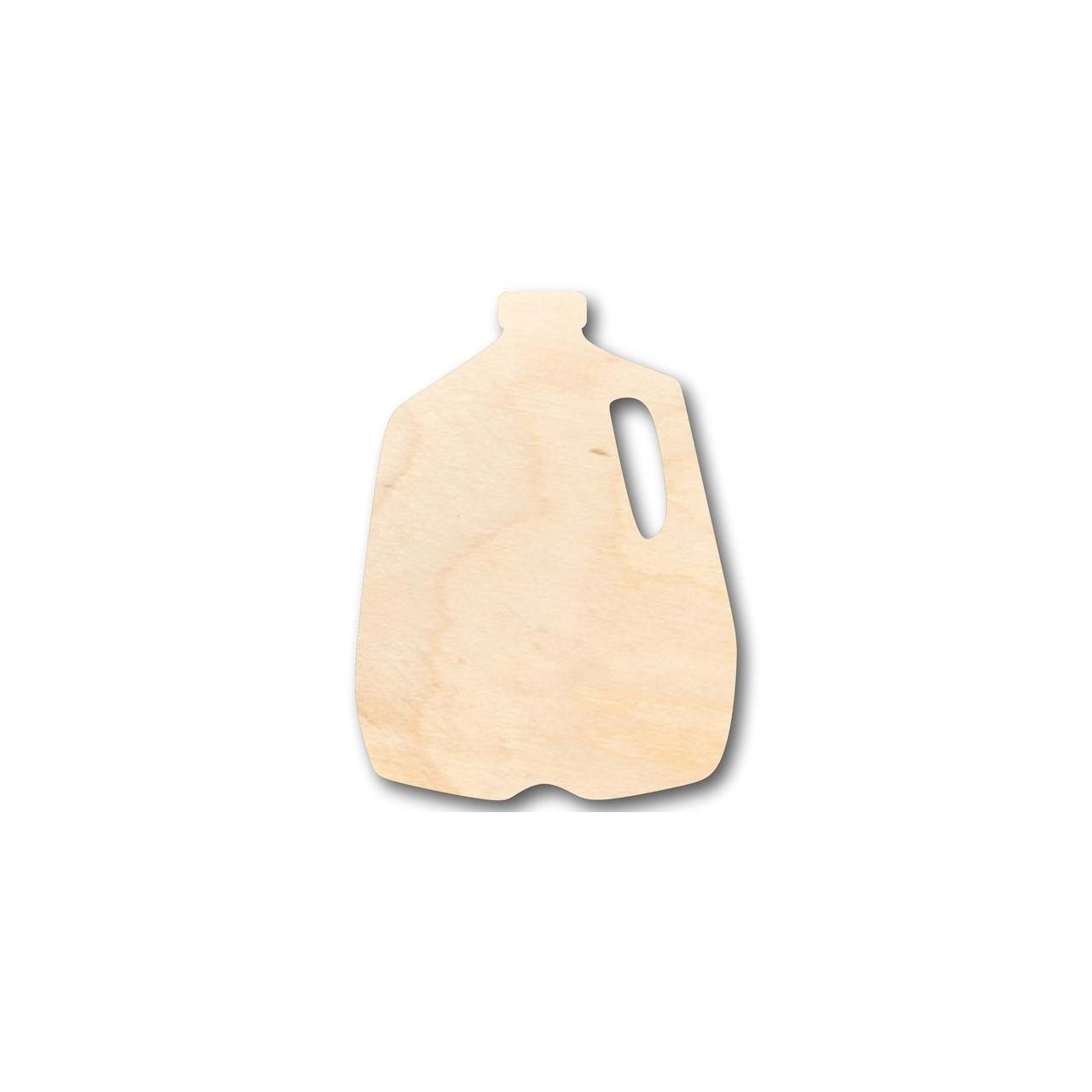 Unfinished Wood Milk Jug Shape - Kitchen - Food - Craft - up to 46" DIY - NameSigns.com