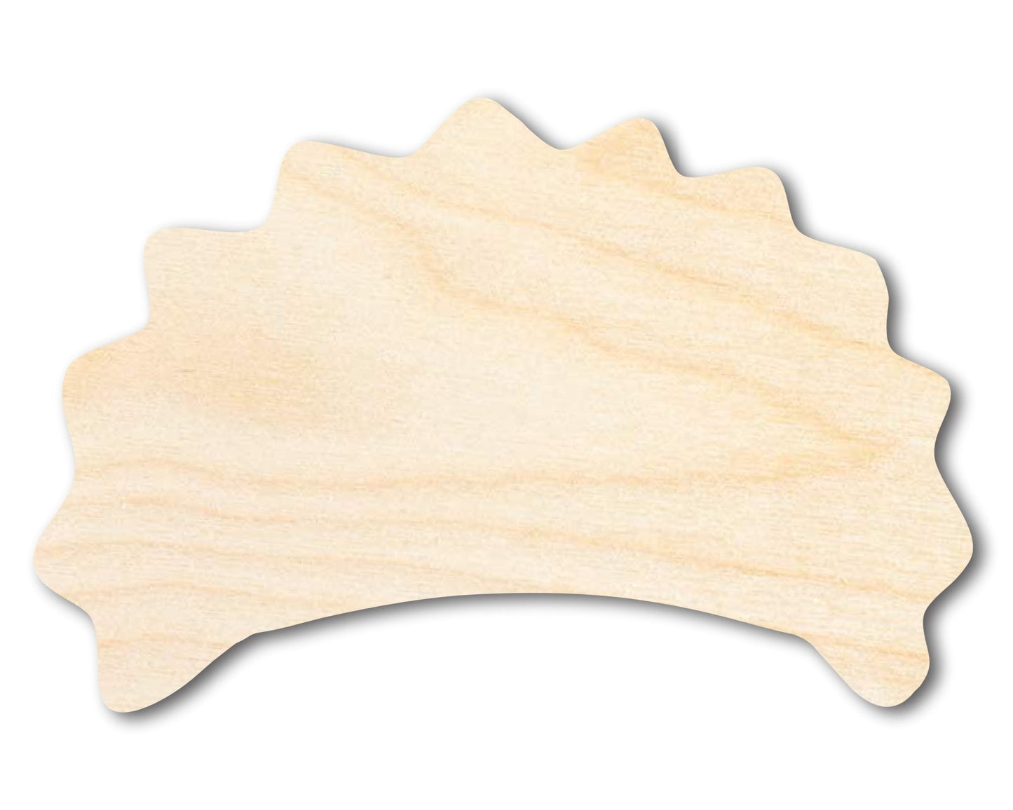Unfinished Wood Pierogi Silhouette Shape - Craft - up to 46" - NameSigns.com