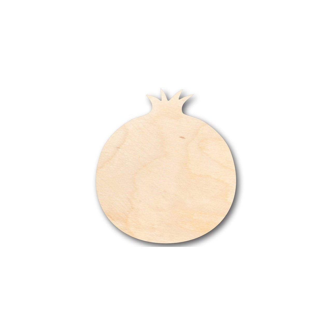 Unfinished Wood Pomegranate Shape - Fruit - Craft - up to 46" DIY - NameSigns.com