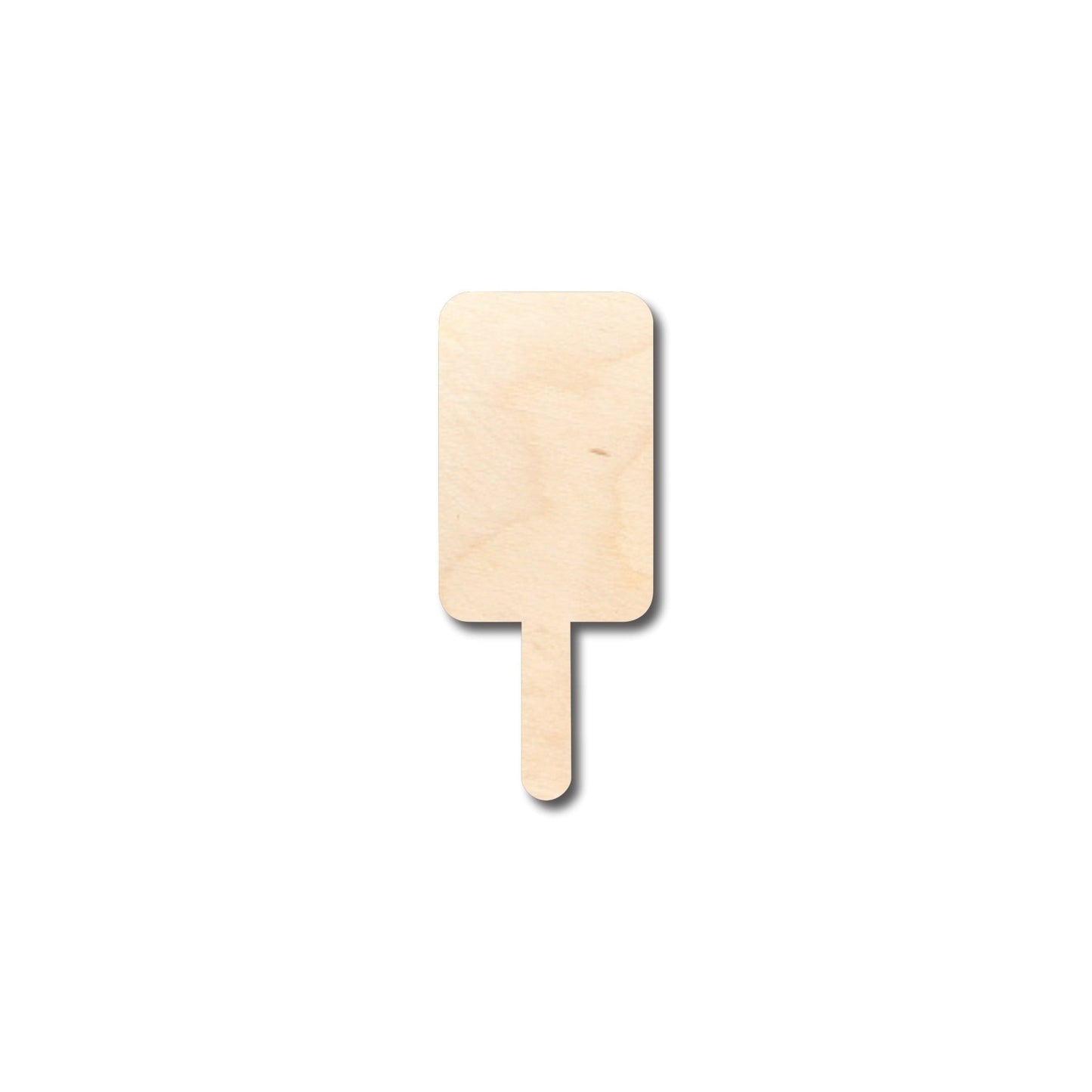 Unfinished Wood Popsicle Shape - Craft - up to 46" DIY - NameSigns.com