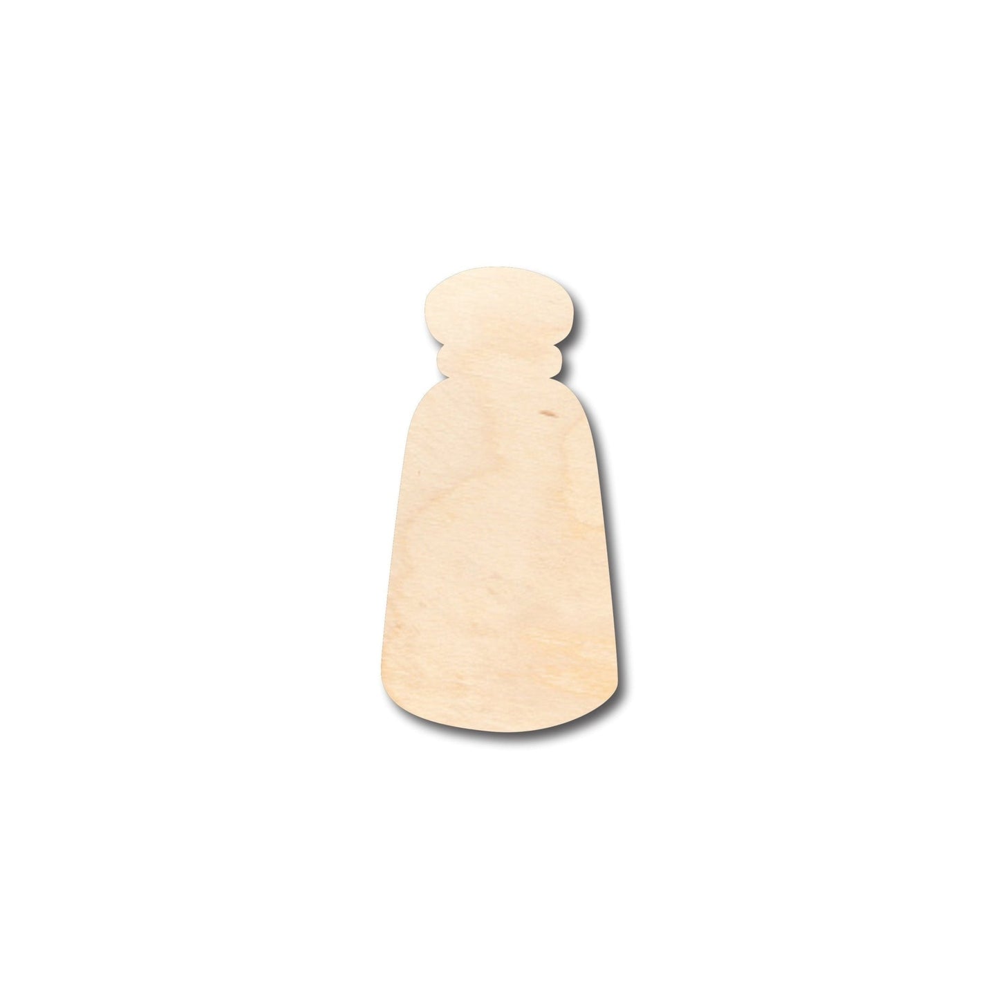 Unfinished Wood Salt Pepper Shaker Shape - Craft - up to 46" DIY - NameSigns.com