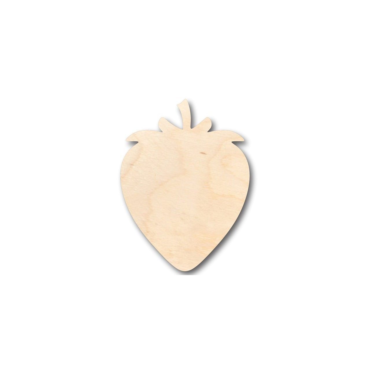 Unfinished Wood Strawberry Shape - Fruit - Craft - up to 46" DIY - NameSigns.com