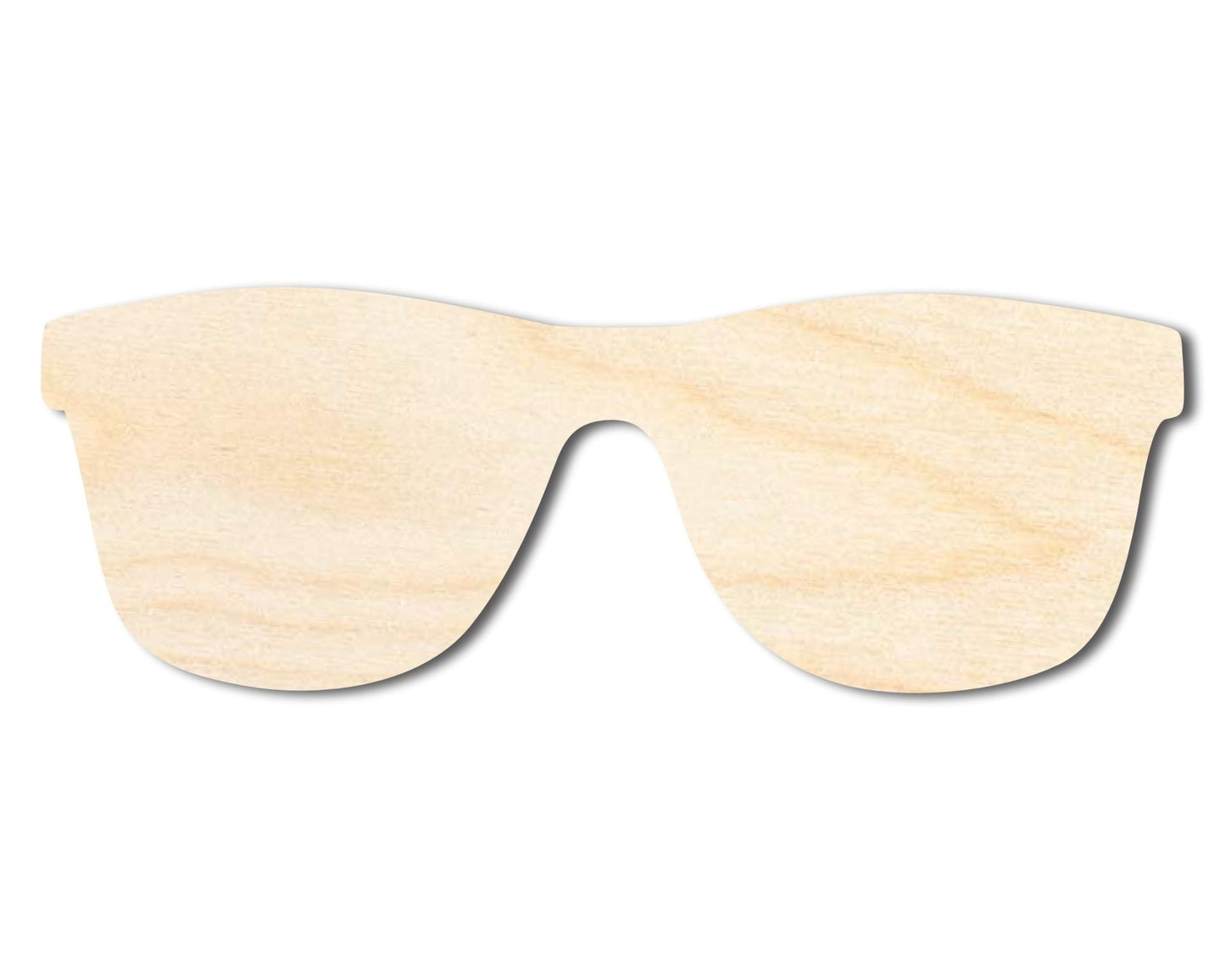 Unfinished Wood Sunglasses Silhouette | DIY Summer Craft Cutout | up to 46" DIY - NameSigns.com
