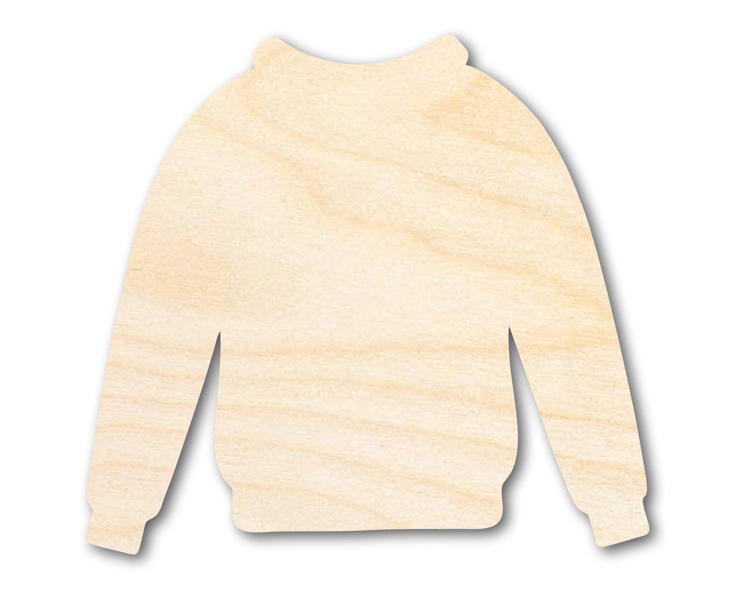 Unfinished Wood Sweater Silhouette | DIY Winter Craft Cutout | up to 46" DIY - NameSigns.com