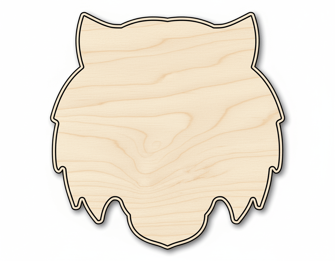 Unfinished Wood Tiger Mascot Shape | DIY Craft Cutout | up to 46" DIY - NameSigns.com