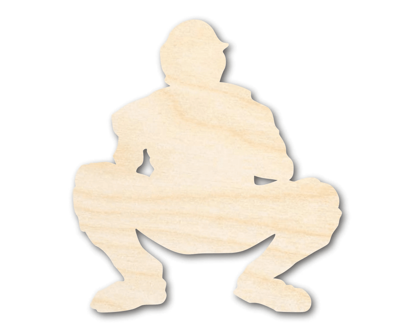 Wood Baseball Cutout – Large Wood Craft Shapes for DIY Decor Blank Door Hanger Wooden Cutout Cut Outs - Unfinished - NameSigns.com