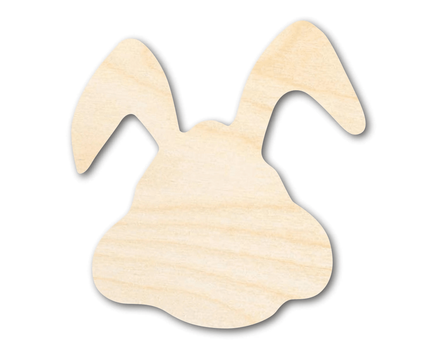 Wood Bunny | DIY Wooden Shapes - Easter Bunny Silhouette Cutout Blank Door Hanger Wooden Cutout Cut Outs - Unfinished - NameSigns.com
