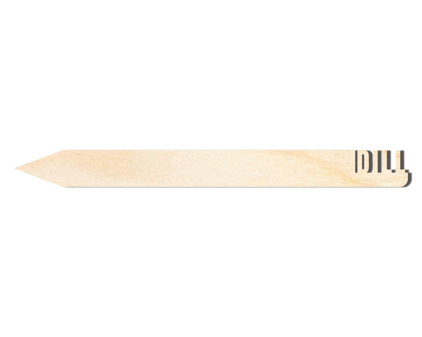 Wood Garden Stake - Unfinished Baltic Birch DIY Craft Cutout Up to 24" - Paintable - NameSigns.com