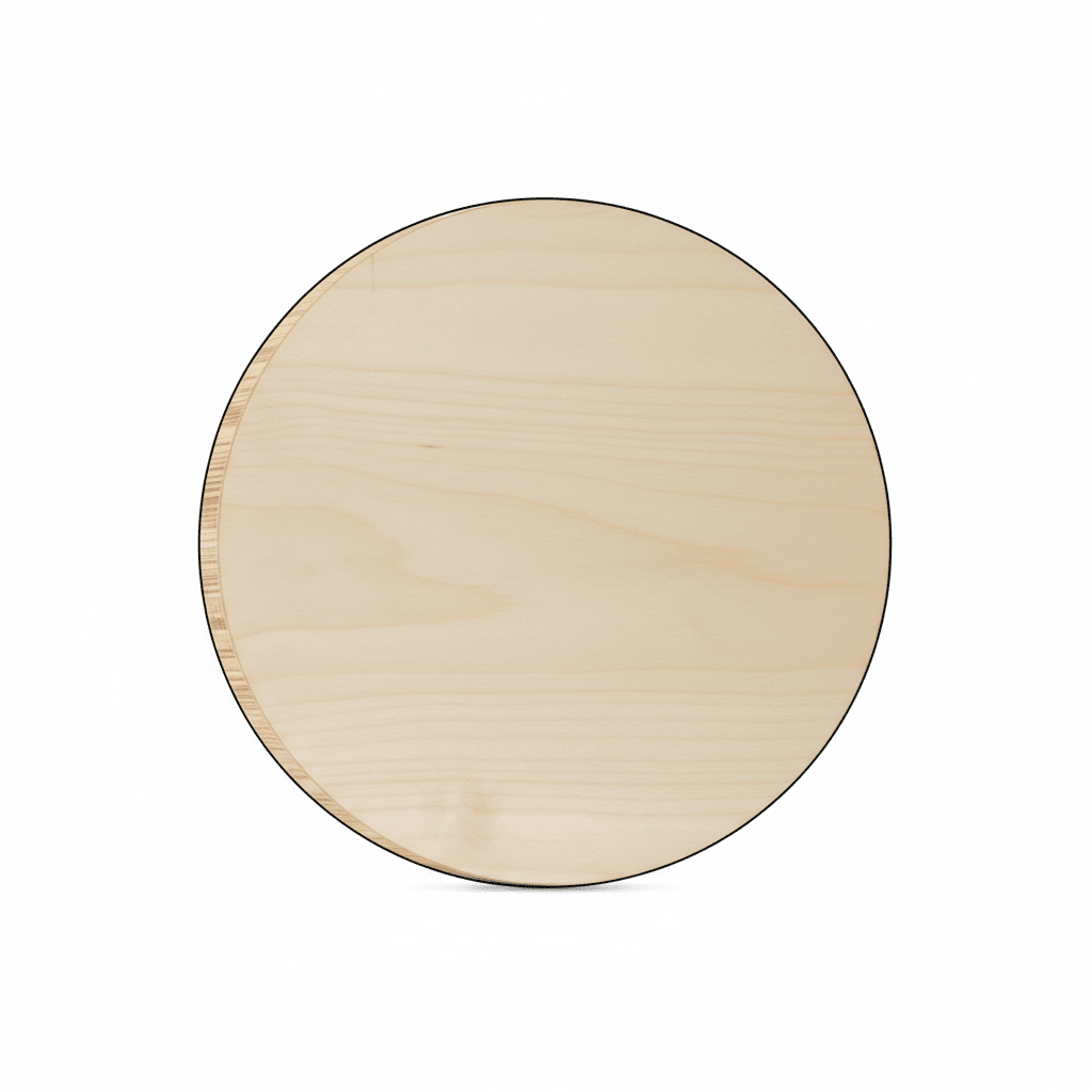 11 Inch Wood Circle - Smooth Plywood Discs | Thin Wood Circles for Crafts - NameSigns.com