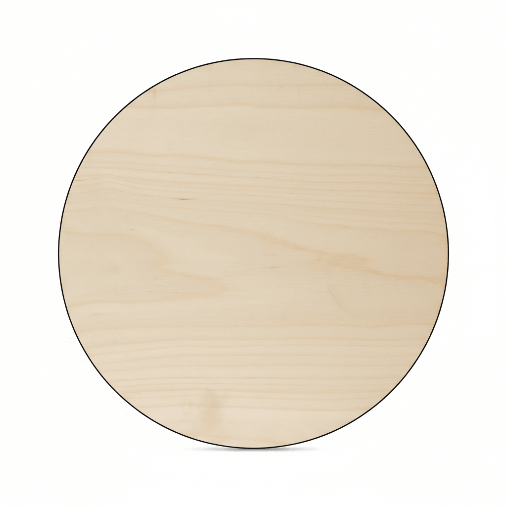 15 Inch Wood Circle – Precut Baltic Birch Wood Rounds | Smooth Sanded Craft Circles - NameSigns.com