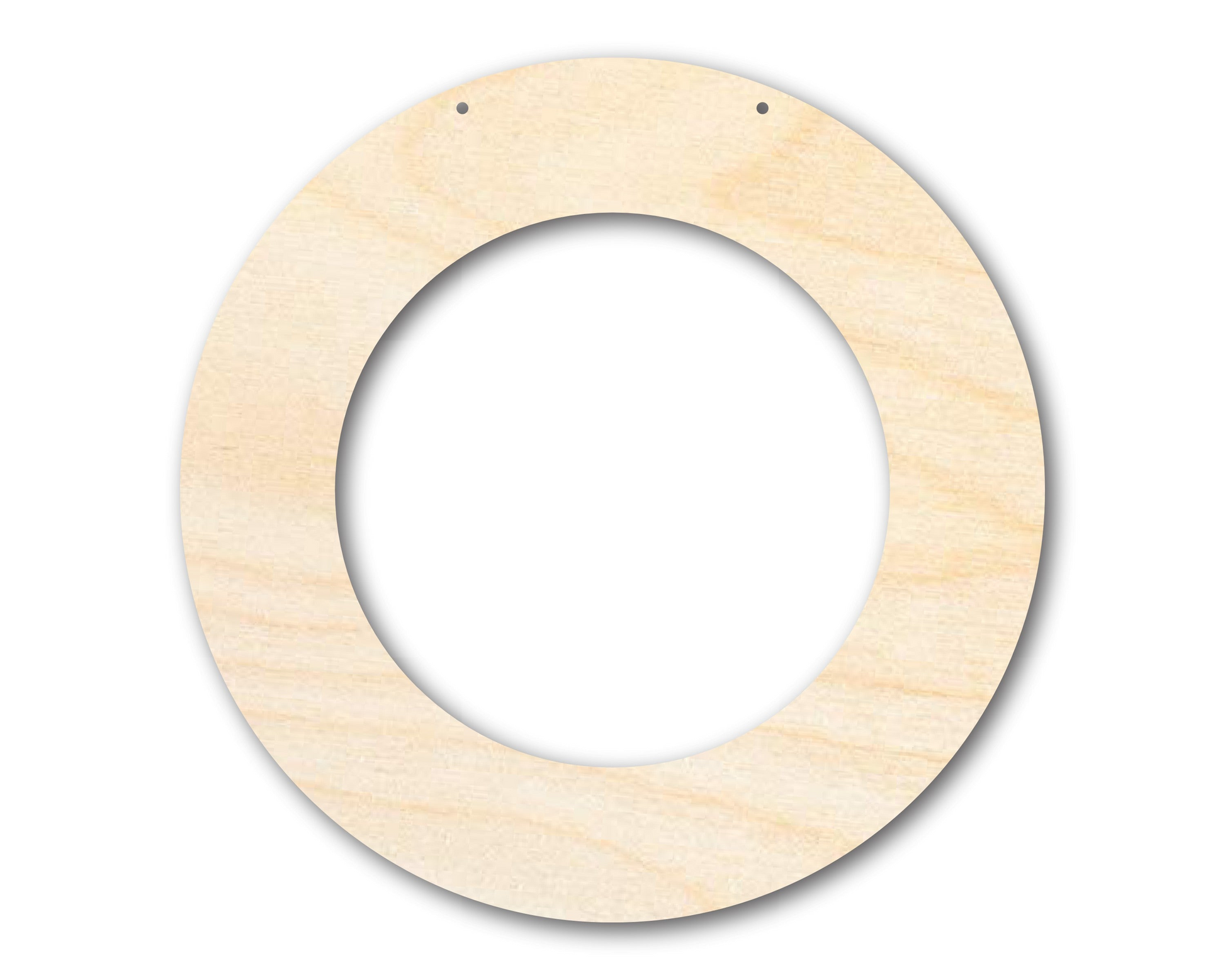 Unfinished Round Wreath Door Hanger | DIY Craft Cutout | Door Hanger | up to 46" DIY