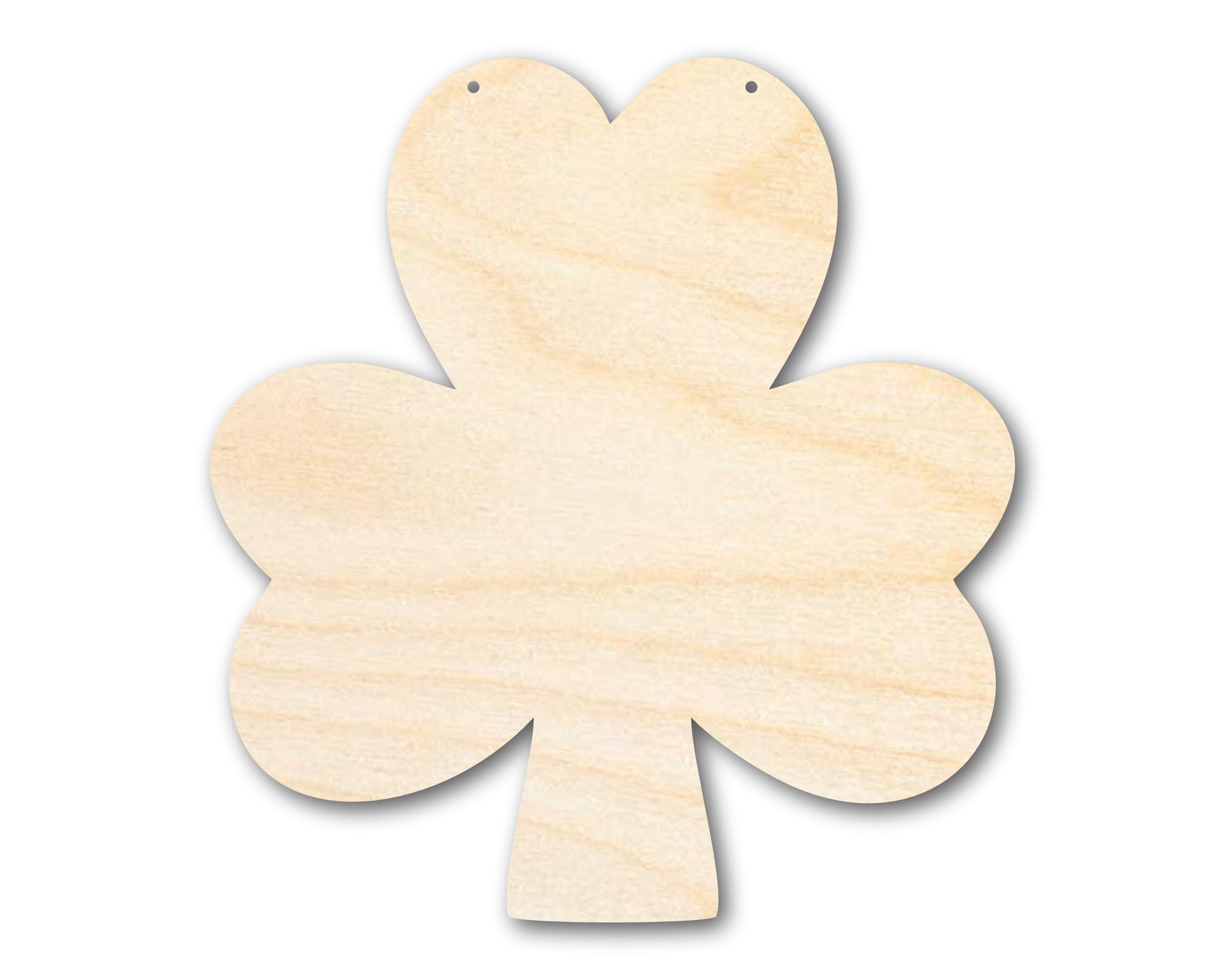Unfinished Shamrock Door Hanger | DIY Craft Cutout | Door Hanger | up to 46" DIY