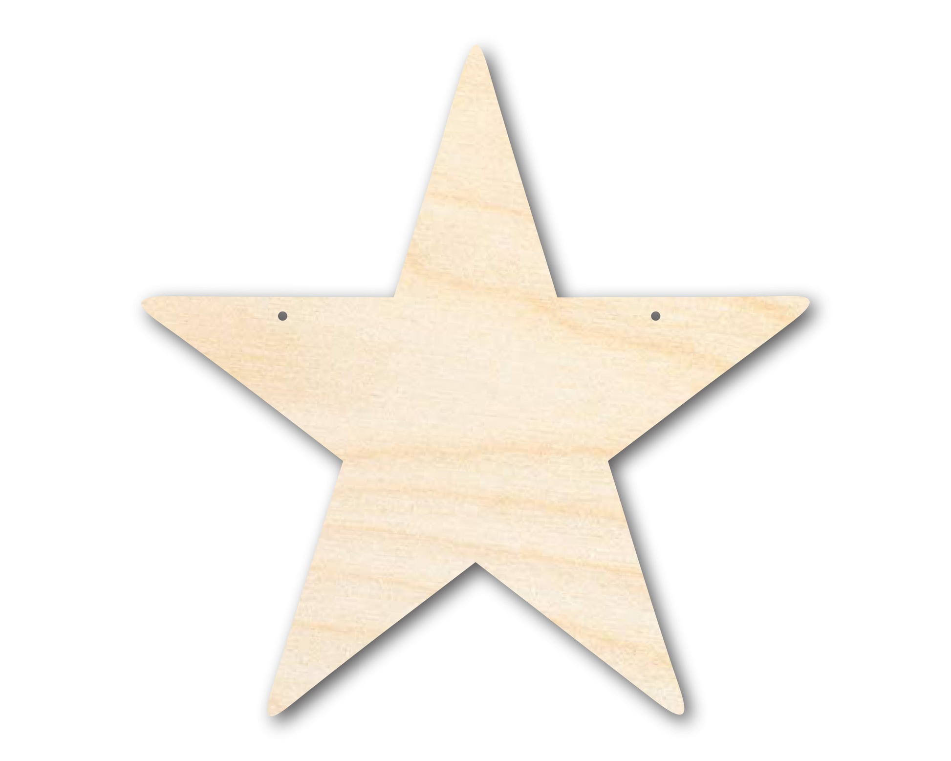 Unfinished Star Door Hanger | DIY Craft Cutout | Door Hanger | up to 46" DIY