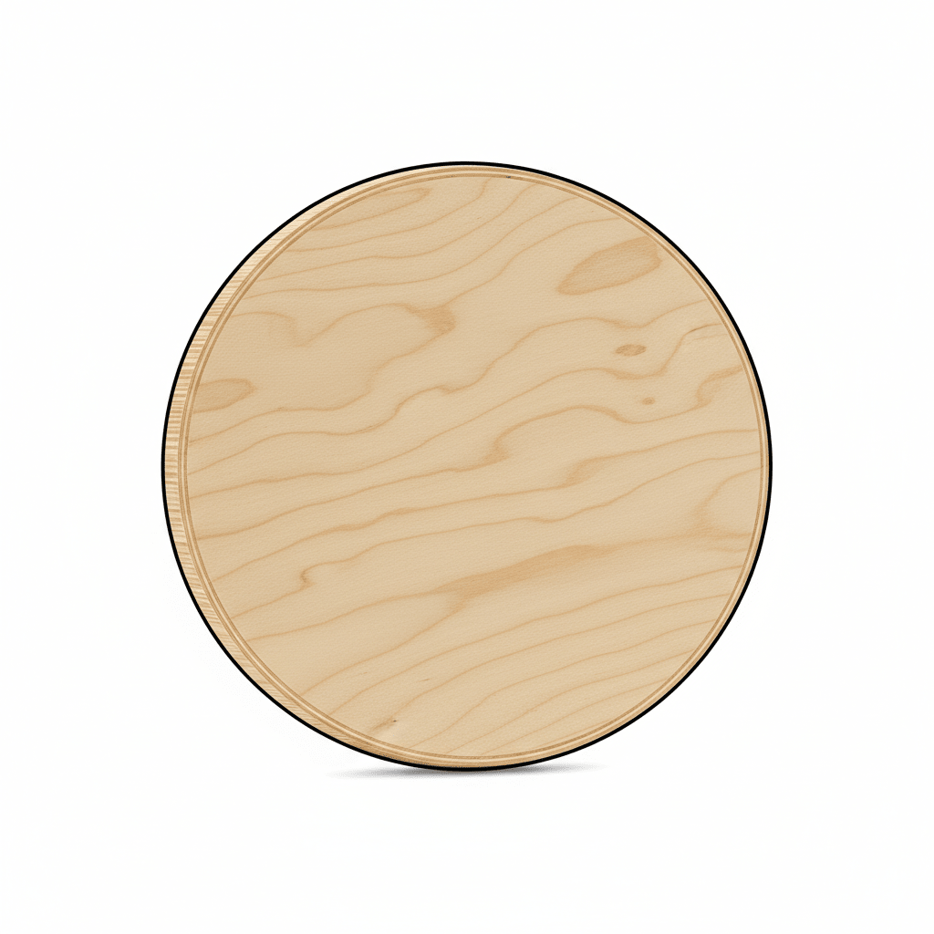 4 Inch Wooden Circle – Thick Wood Rounds | Birch Wood Discs for Crafts - NameSigns.com