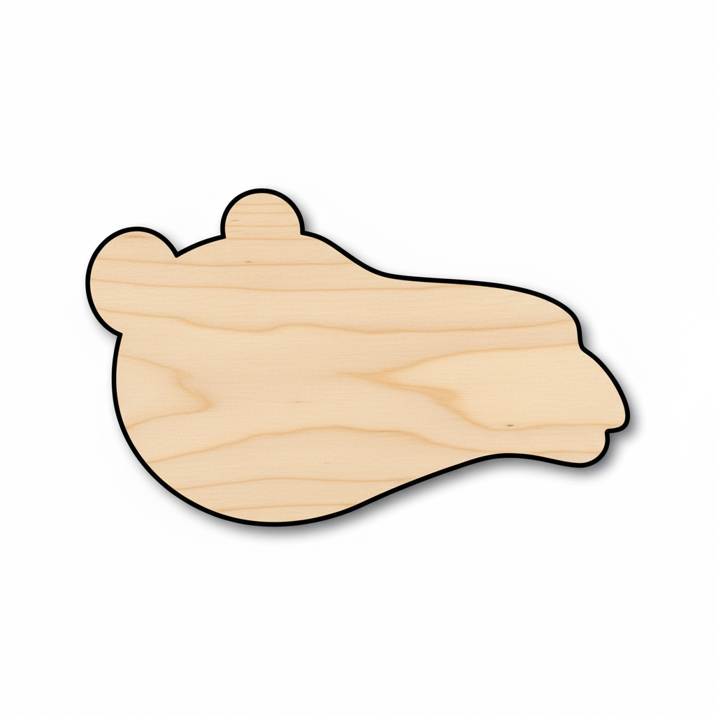 Unfinished Wood Camel Head Shape - Animal - Craft - up to 46" DIY NameSigns.com