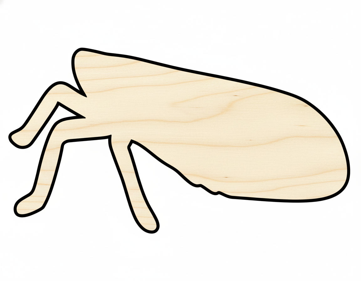 Unfinished Lanternfly Shape | DIY Craft Cutout | up to 46" DIY NameSigns.com