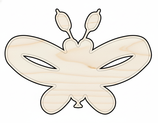 Unfinished Wood Balloon Butterly Shape | DIY Craft Cutout | up to 46" DIY NameSigns.com
