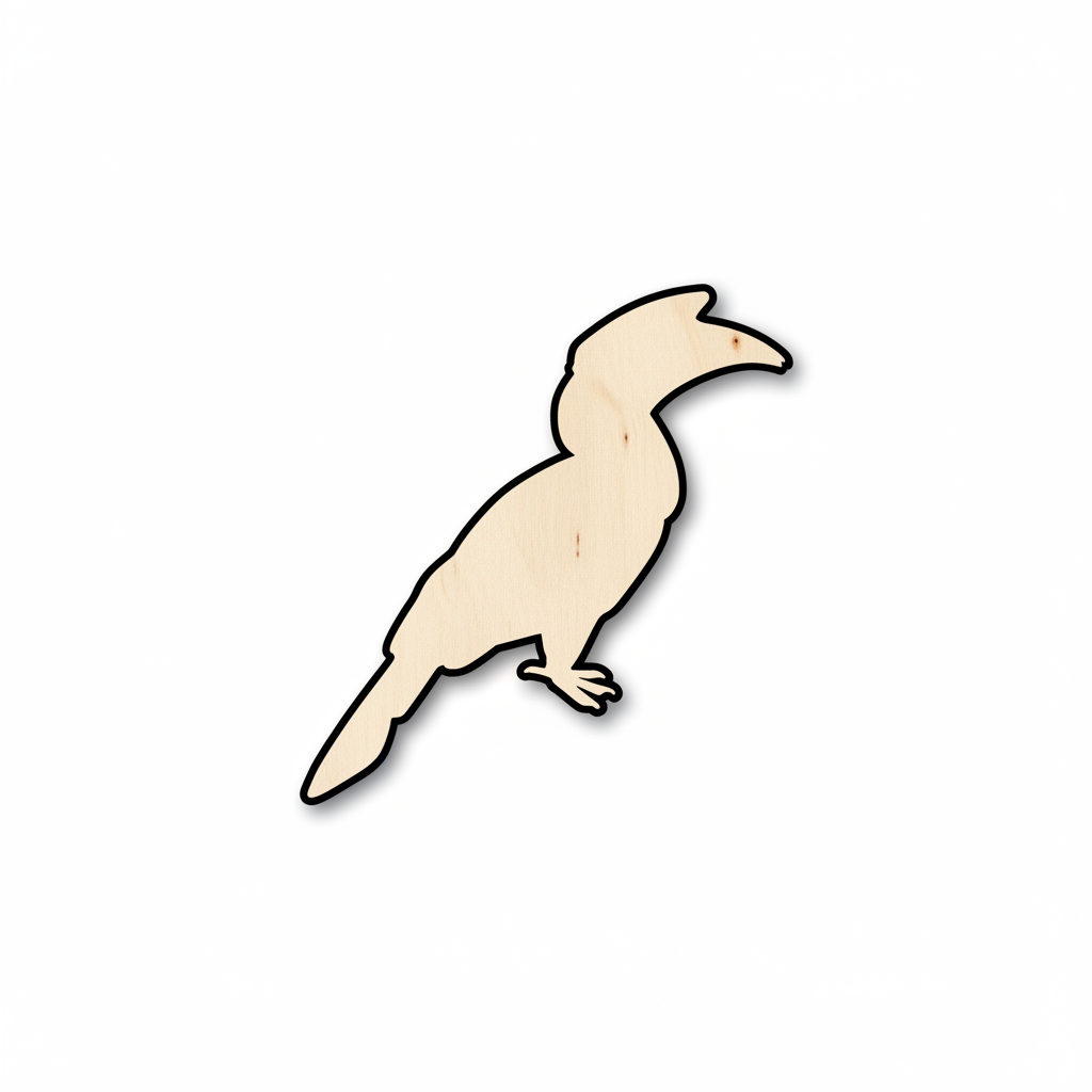 Unfinished Wood Tropical Bird Shape - Craft - up to 46" DIY NameSigns.com