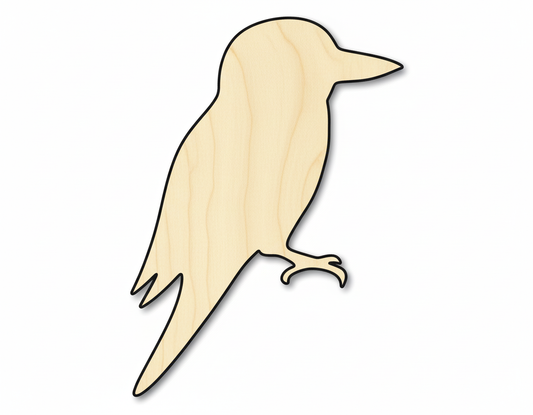 Unfinished Wood Kookaburra Shape - Craft - up to 46" DIY NameSigns.com