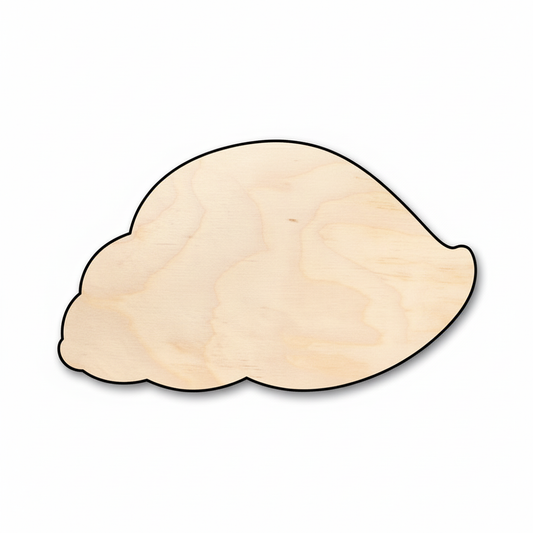 Unfinished Wood Hermit Crab Shell Shape - Ocean - Beach - Nursery - Craft - up to 46" DIY NameSigns.com