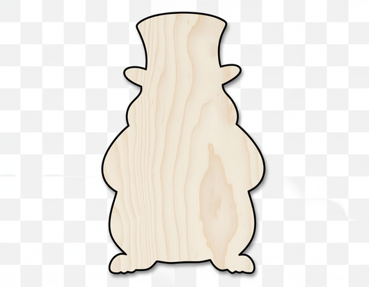 Unfinished Wood Groundhog Shape | Groundhog Day | DIY Craft Cutout | up to 46" DIY NameSigns.com