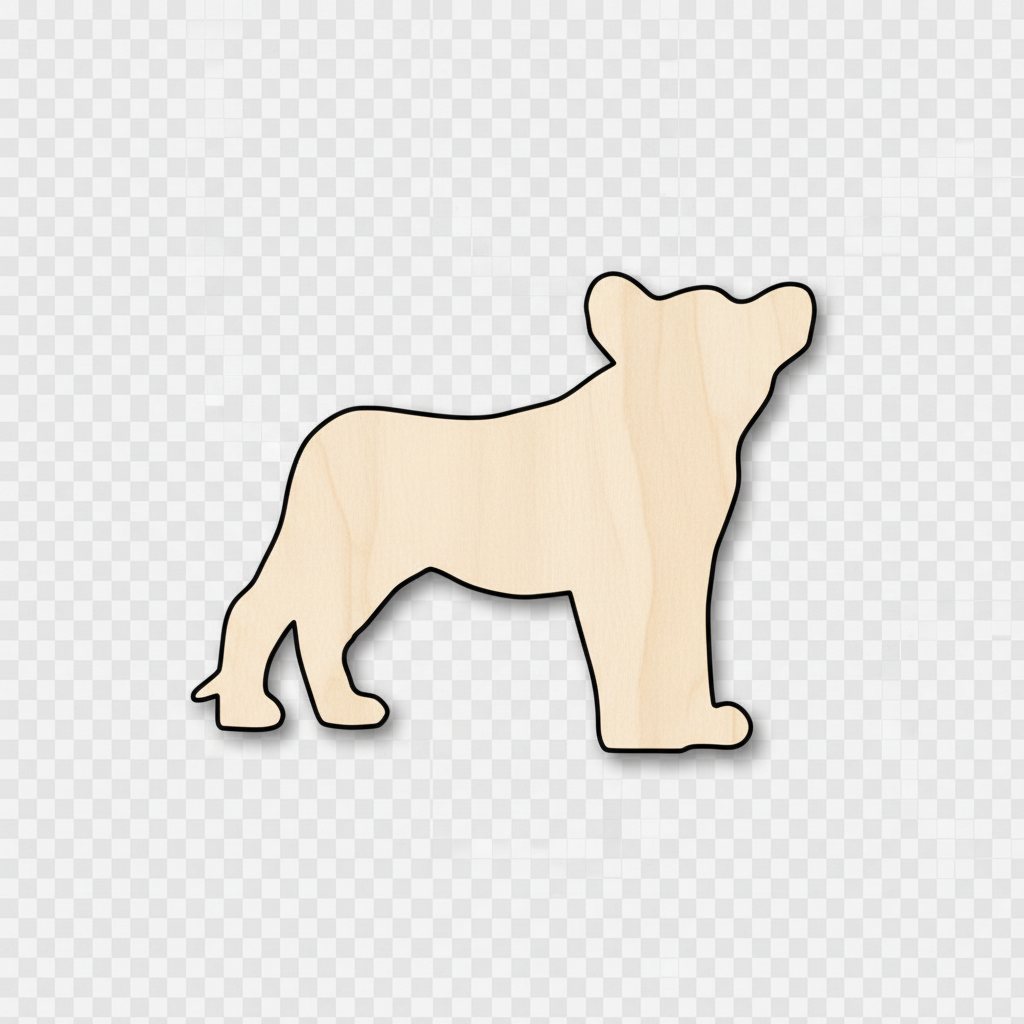 Unfinished Wood Lion Silhouette - Craft- up to 46" DIY NameSigns.com