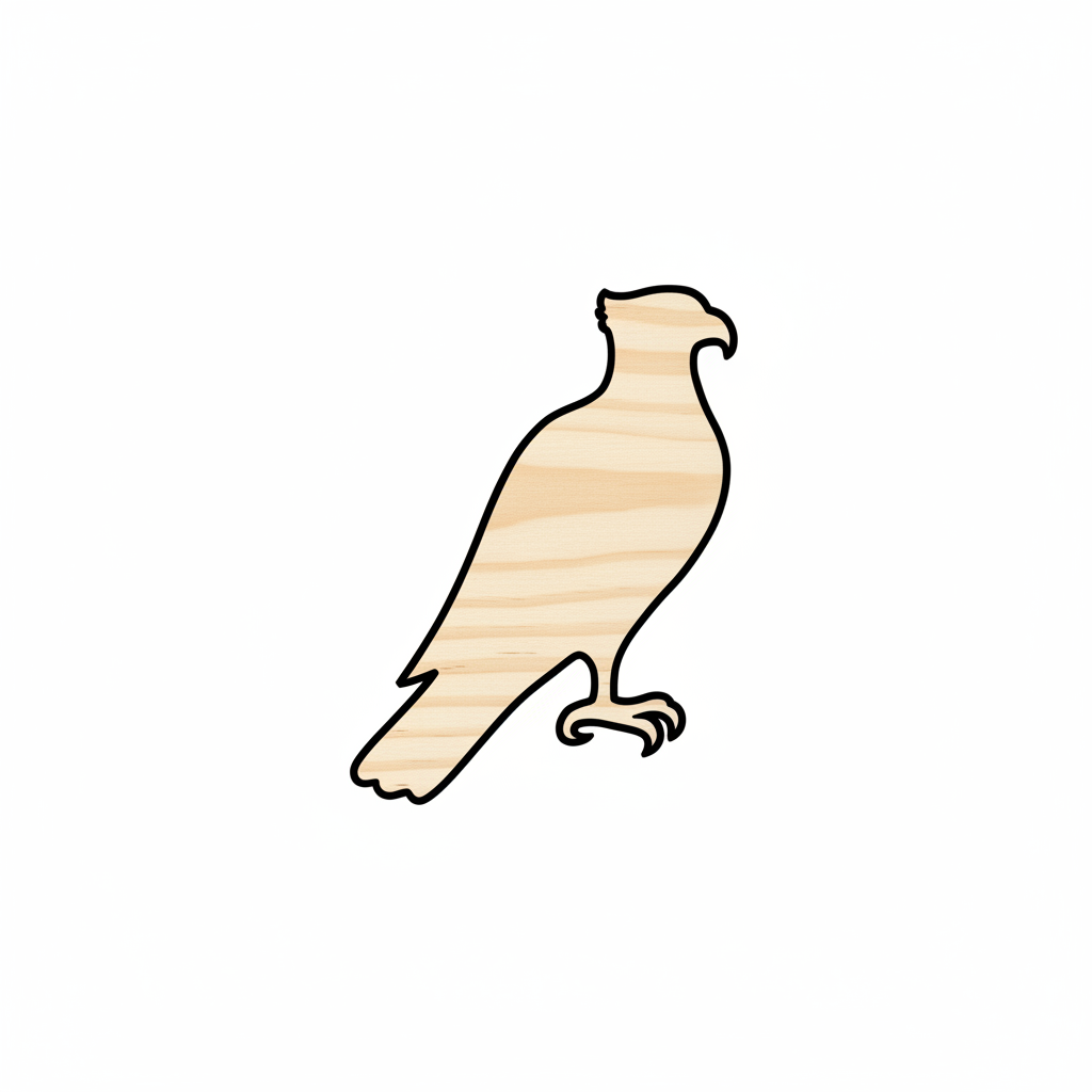 Unfinished Wood Osprey Shape - Animal - Bird - Wildlife - Craft - up to 46" DIY NameSigns.com