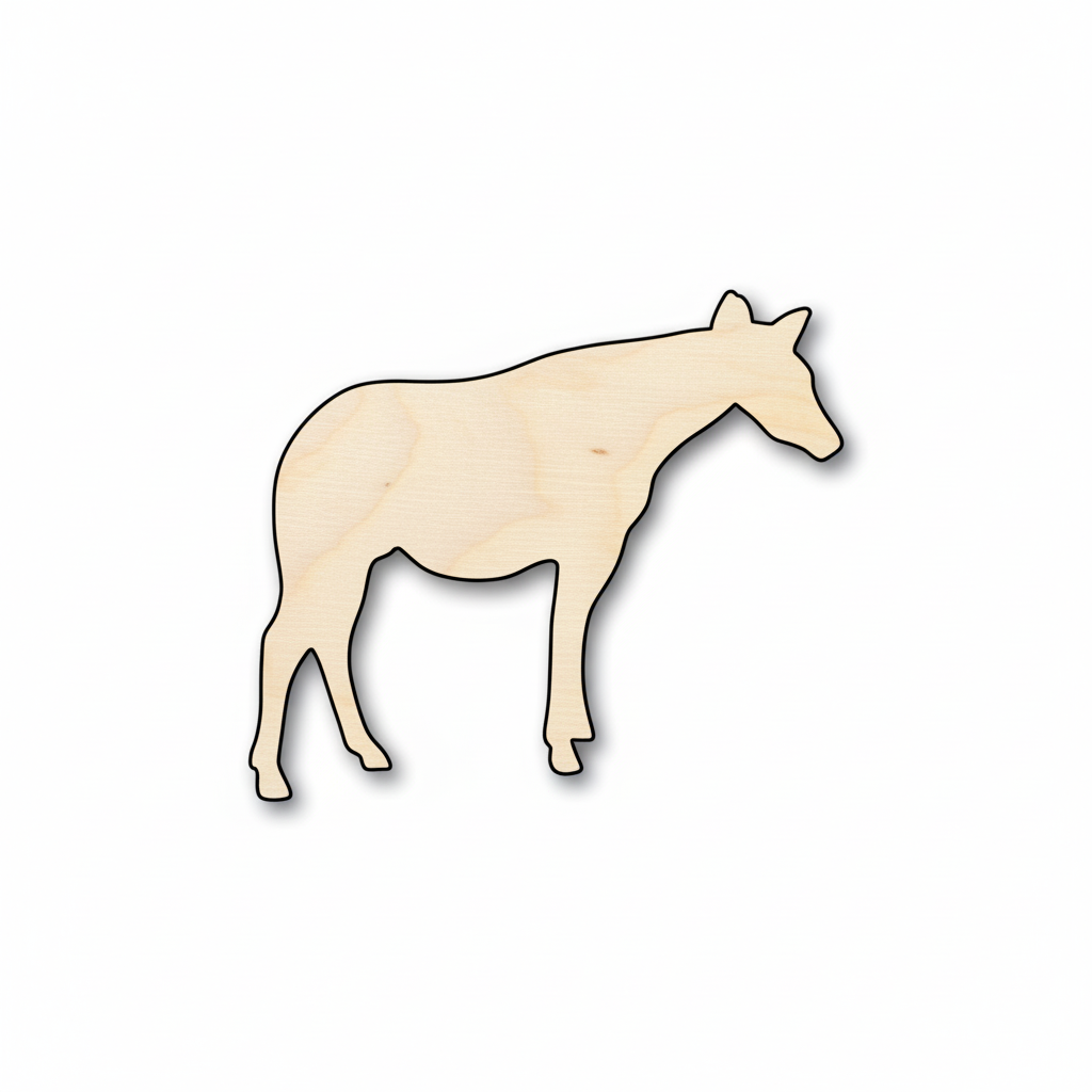 Unfinished Wood Okapi Shape - Craft - up to 46" DIY NameSigns.com