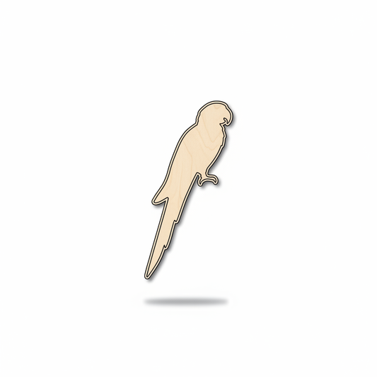 Unfinished Wood Macaw Shape - Animal - Wildlife - Pet - Craft - up to 46" DIY NameSigns.com