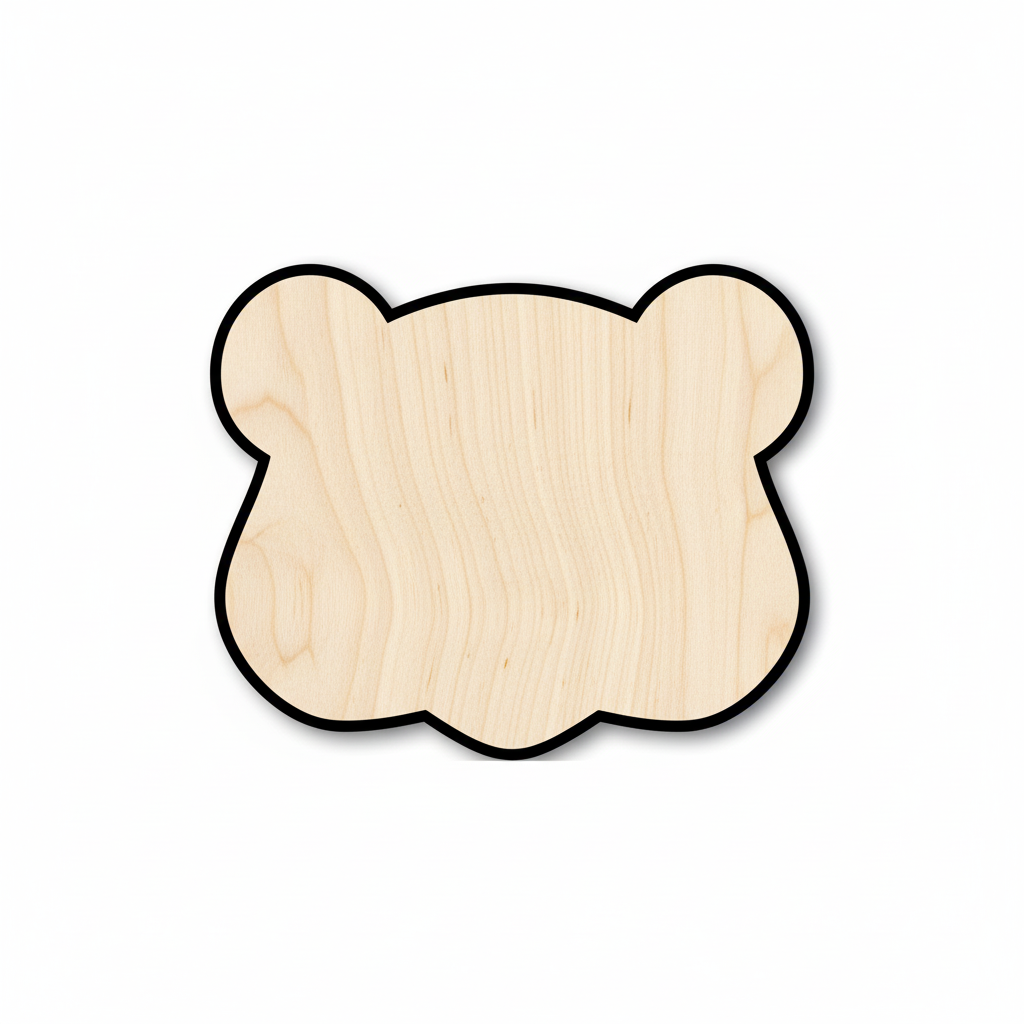 Unfinished Wood Groundhog Head Shape - Groundhog's Day - Animal - Craft - up to 46" DIY NameSigns.com