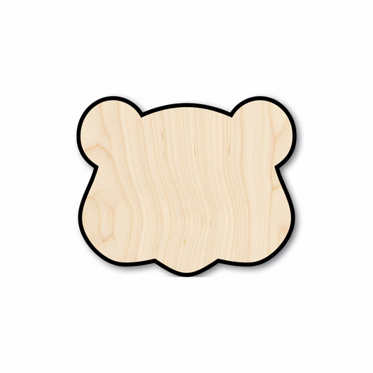 Unfinished Wood Groundhog Head Shape - Groundhog's Day - Animal - Craft - up to 46" DIY NameSigns.com