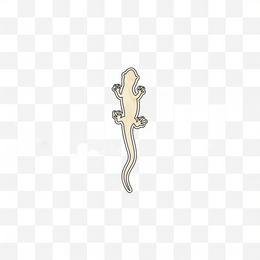 Unfinished Wood Salamander Shape - Animal - Craft - up to 46" DIY NameSigns.com