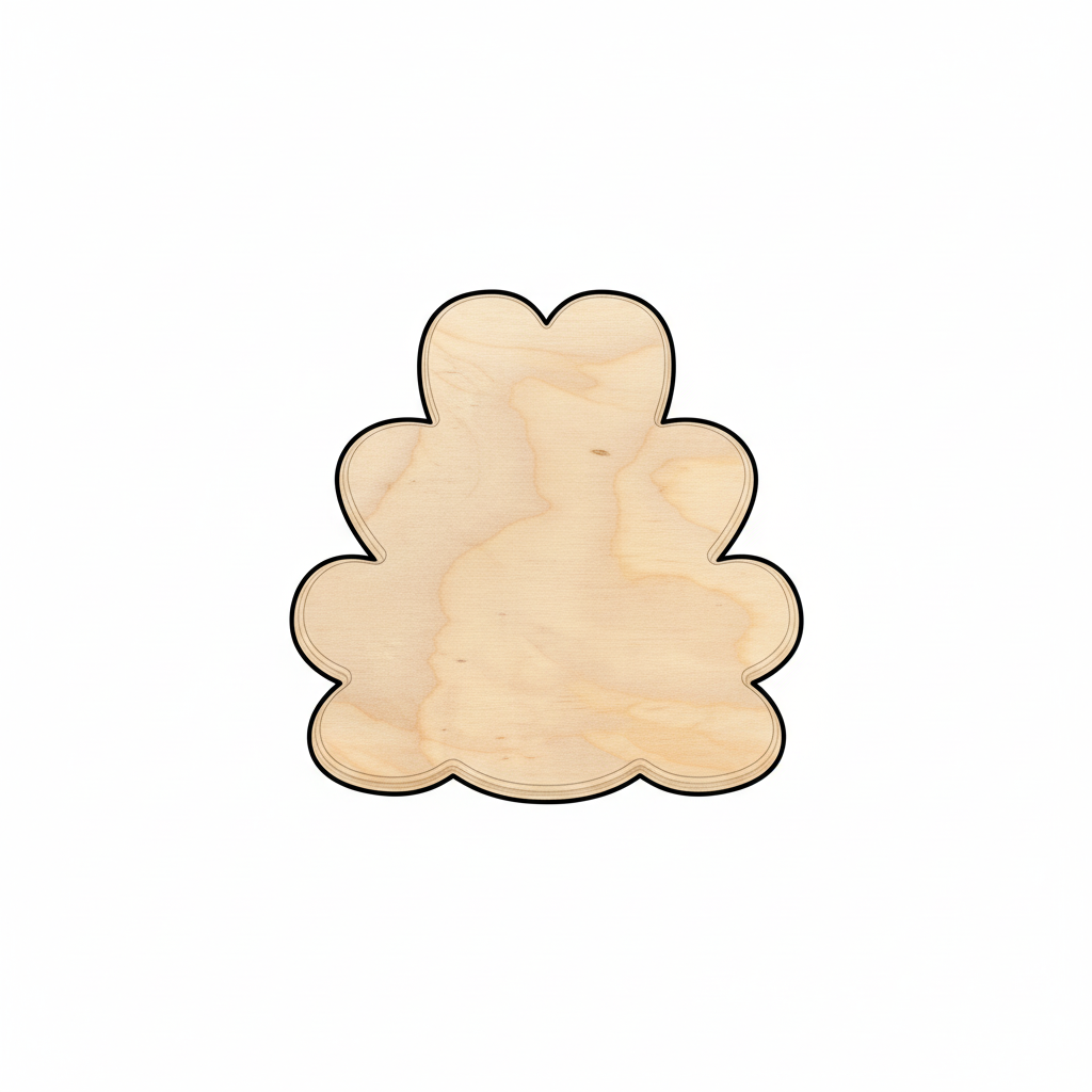 Unfinished Wood Turkey Plume Feather Back Shape - Craft - up to 46" DIY NameSigns.com