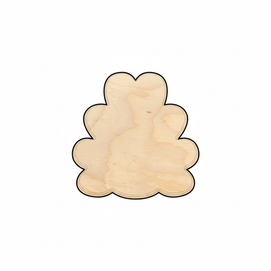 Unfinished Wood Turkey Plume Feather Back Shape - Craft - up to 46" DIY NameSigns.com