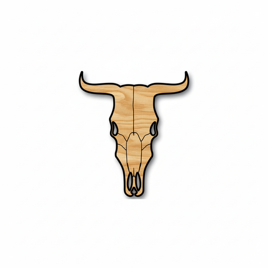 Unfinished Wood Cow Head Shape - Farm Animal - Craft - up to 46" DIY NameSigns.com