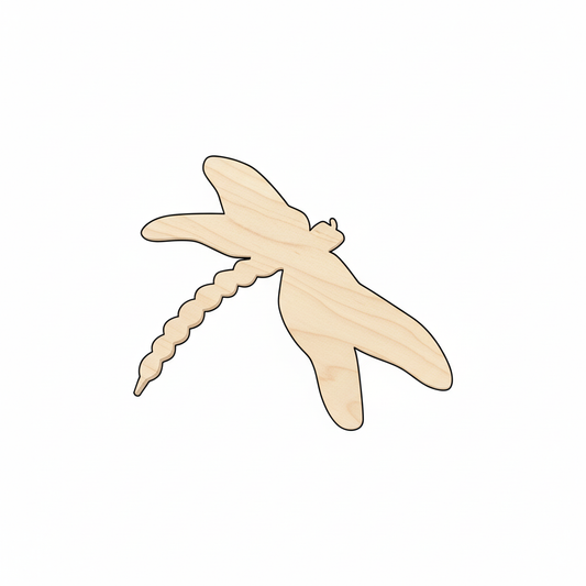 Unfinished Wood African Dragon Fly Shape - Craft - up to 46" DIY NameSigns.com