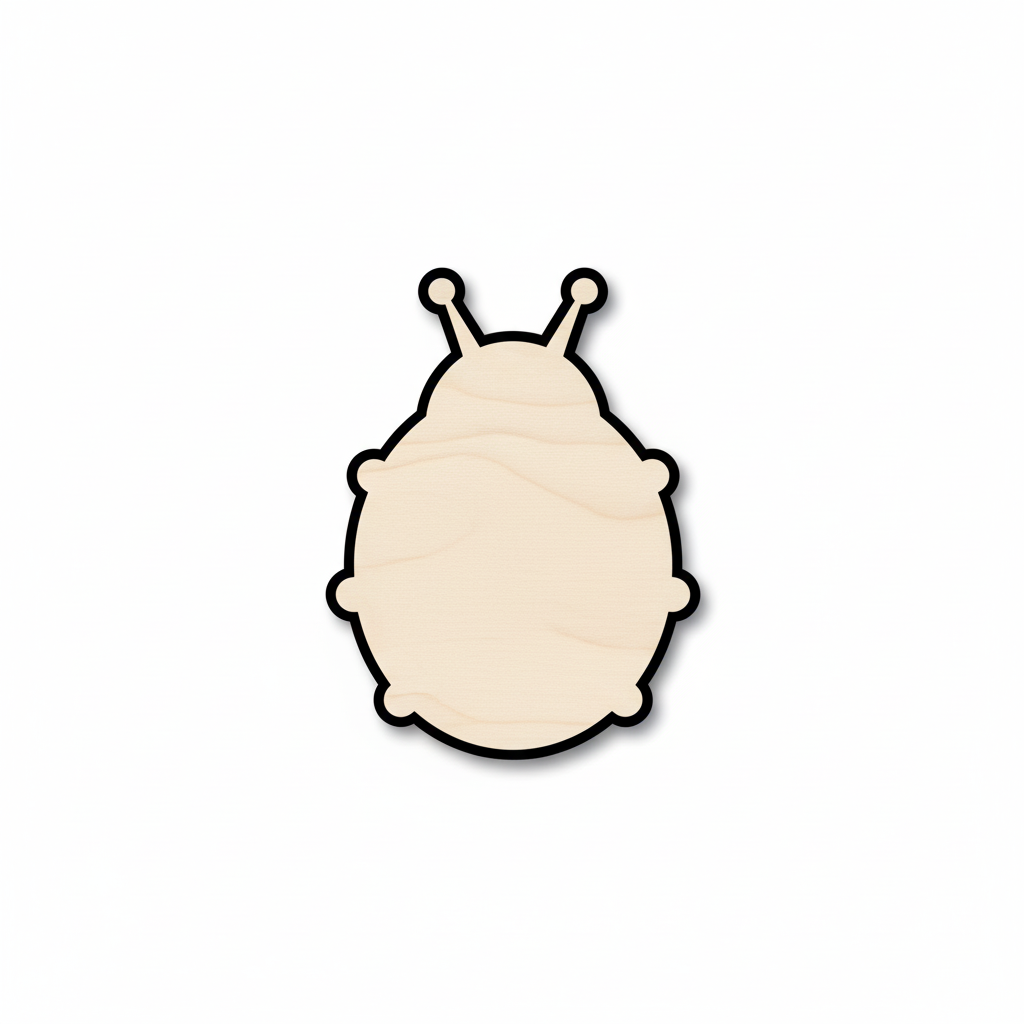 Unfinished Wood Ladybug Shape -Insect - Animal - Wildlife - Craft - up to 46" DIY NameSigns.com