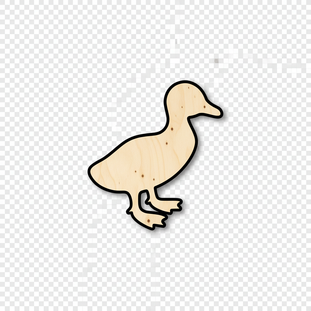 Unfinished Wood Walking Duck Shape - Animal - Wildlife - Craft - up to 46" DIY NameSigns.com