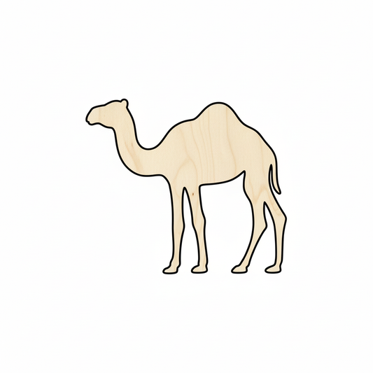 Unfinished Wood Camel Shape - Animal - Craft - up to 46" DIY NameSigns.com