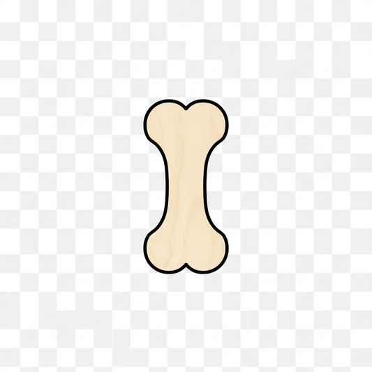 Unfinished Wood Dog Bone Shape - Animal - Pet - Craft - up to 46" DIY NameSigns.com