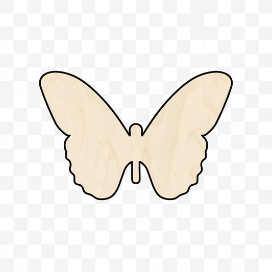 Unfinished Wood Butterfly Silhouette - Craft- up to 46" DIY NameSigns.com